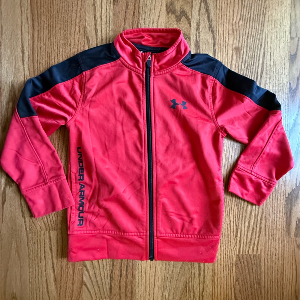 Under Armour Kids Red and Black Jacket